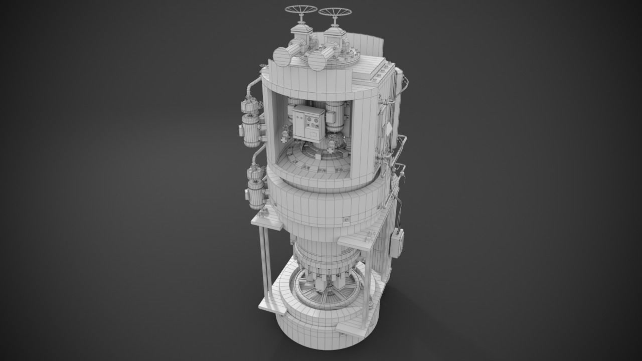 Machinery device 3D model_12