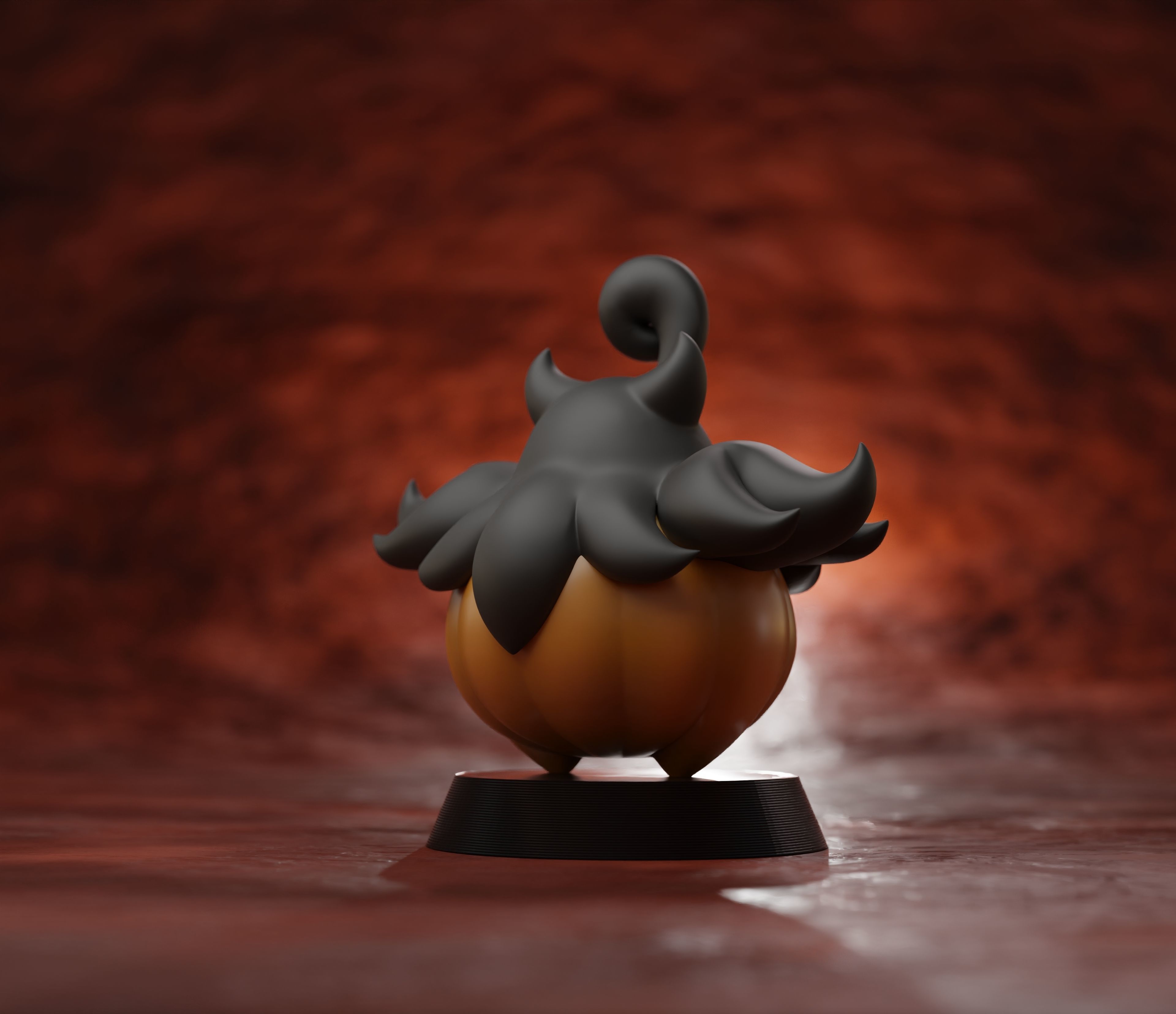 PUMPKABOO - 3D printable Halloween Pokemon Free 3D print model_4