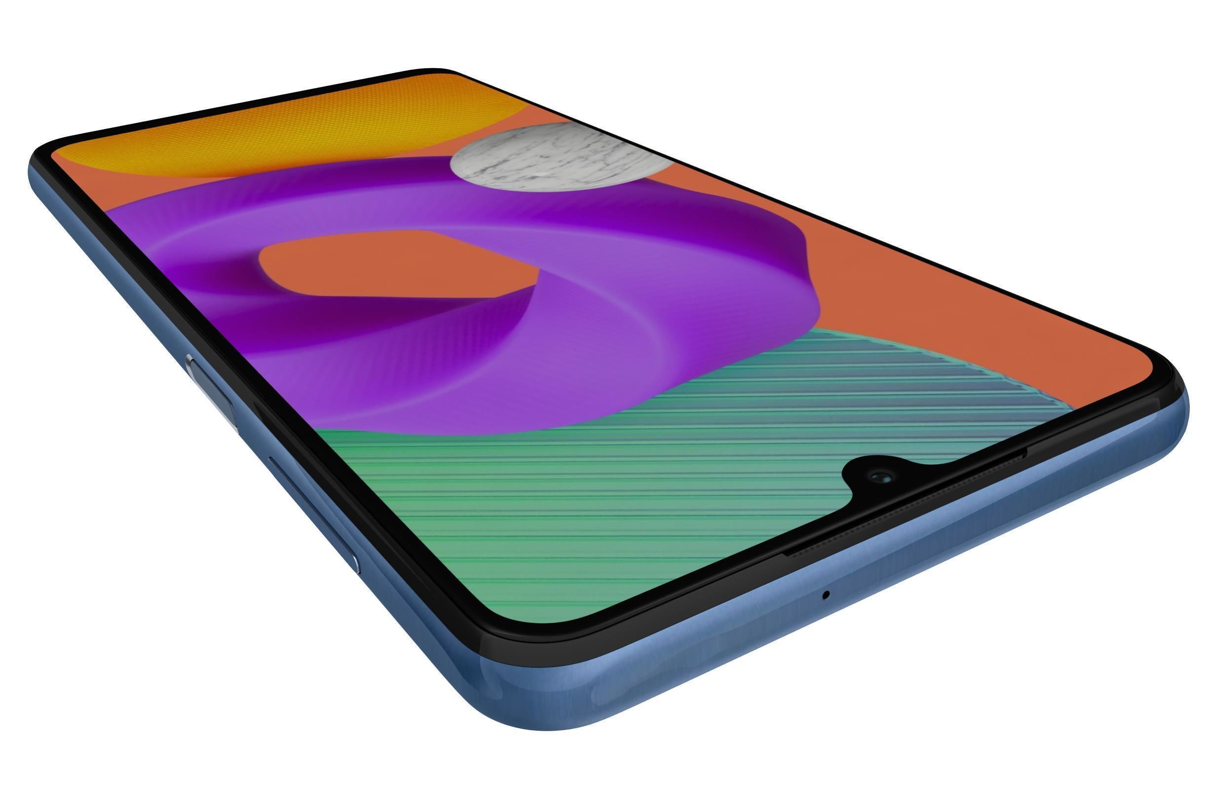 Samsung Galaxy M22 Light Blue 3D model_13