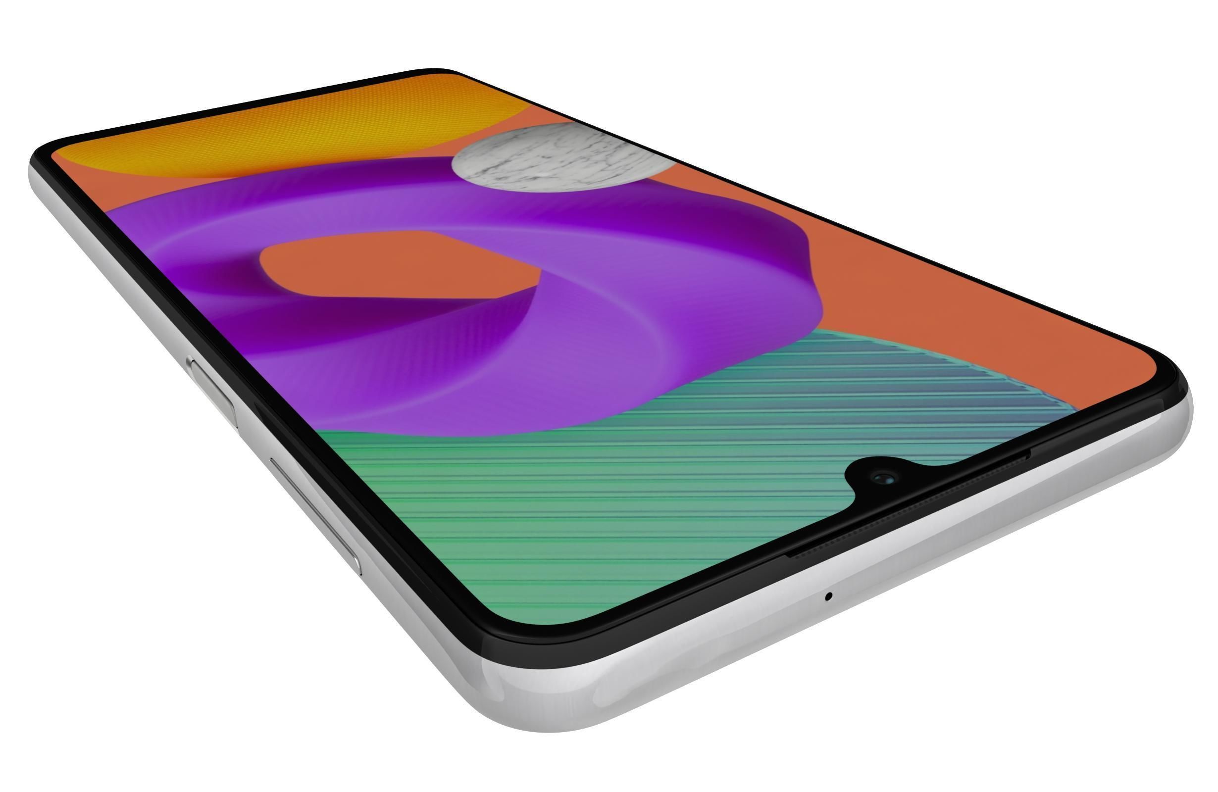 Samsung Galaxy M22 White 3D model_13