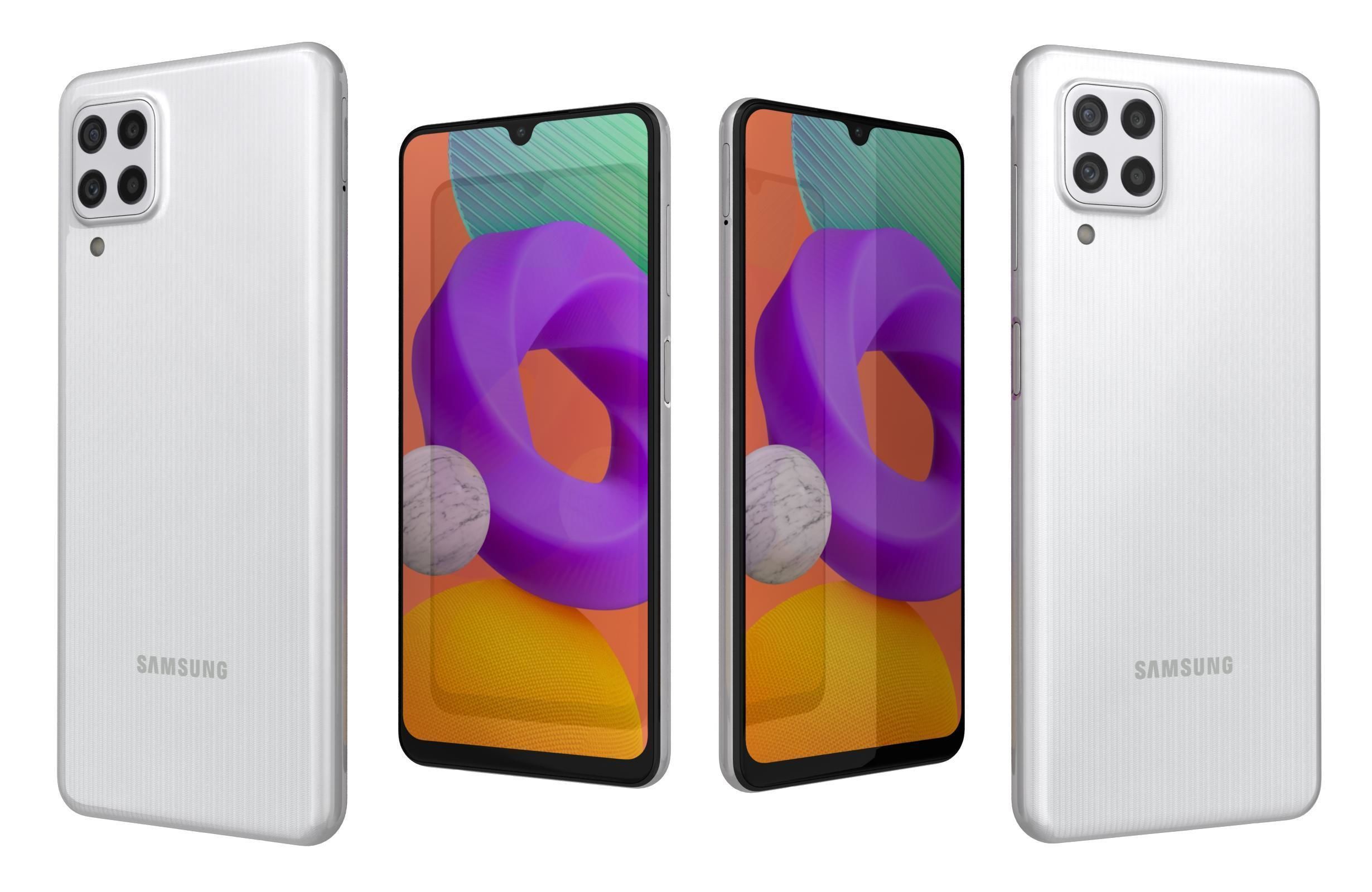 Samsung Galaxy M22 White 3D model_3
