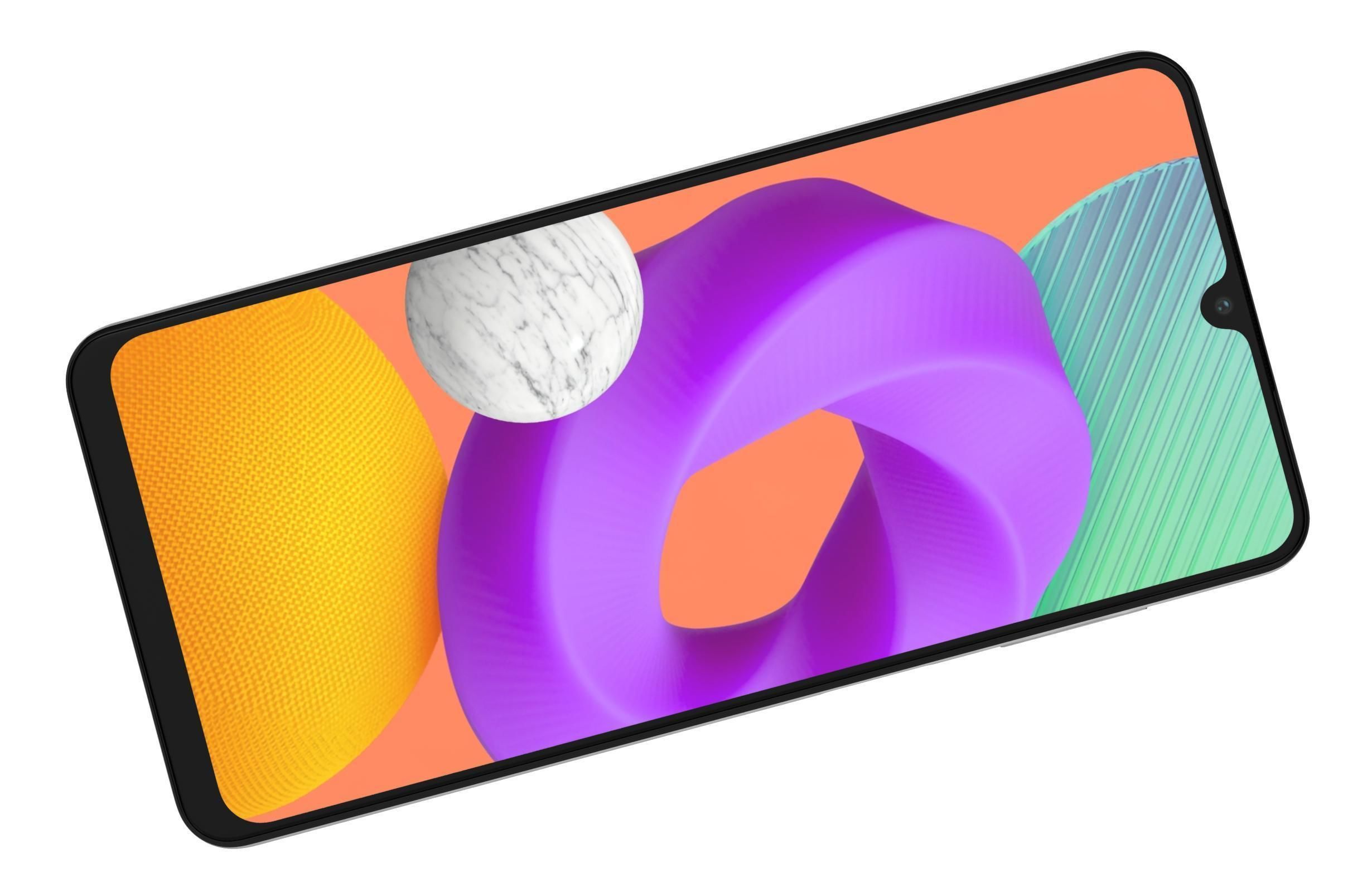 Samsung Galaxy M22 White 3D model_10