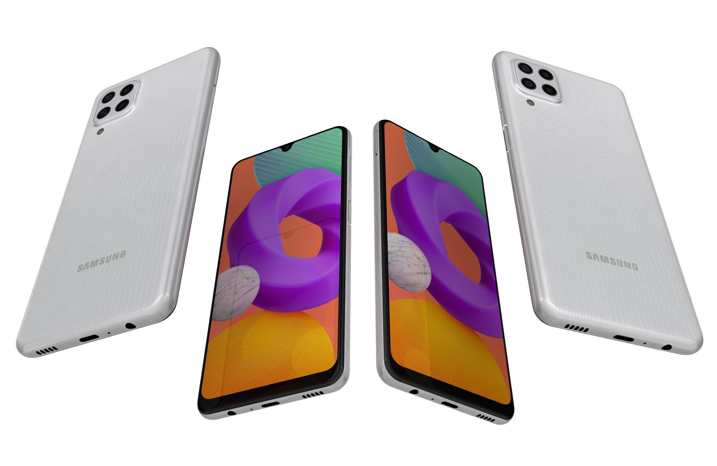 Samsung Galaxy M22 White 3D model_5