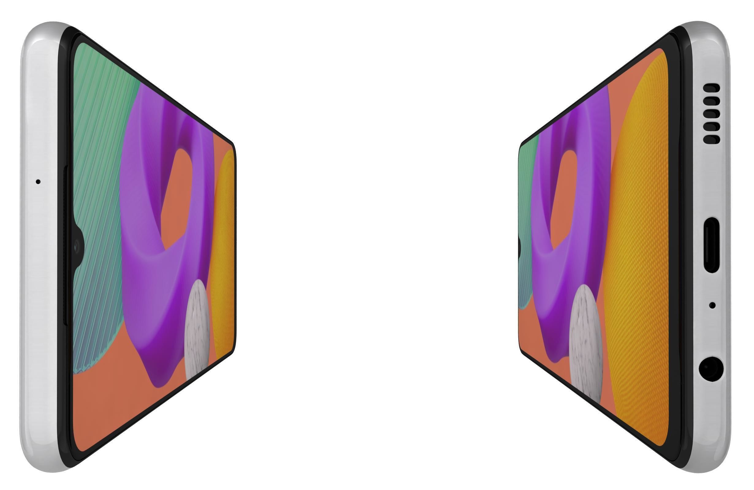 Samsung Galaxy M22 White 3D model_9