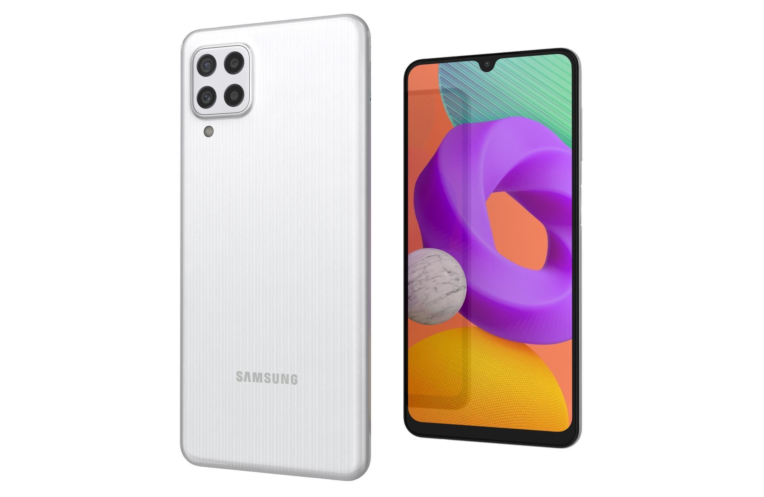 Samsung Galaxy M22 White 3D model_7