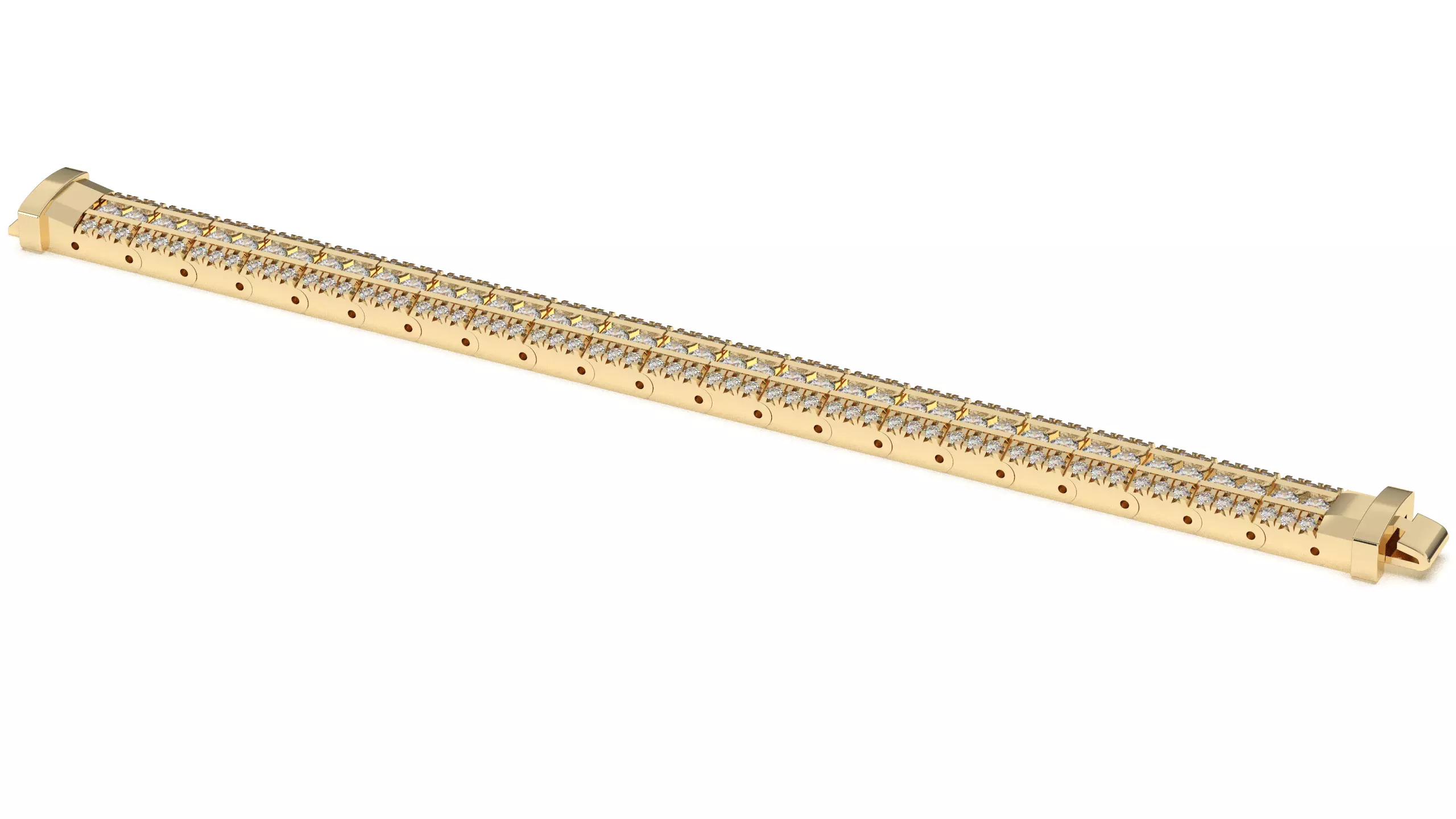 Links And Parts Bracelet 3D print model_0