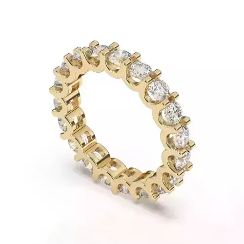 Eternity  Diamonds Ring 3D print model