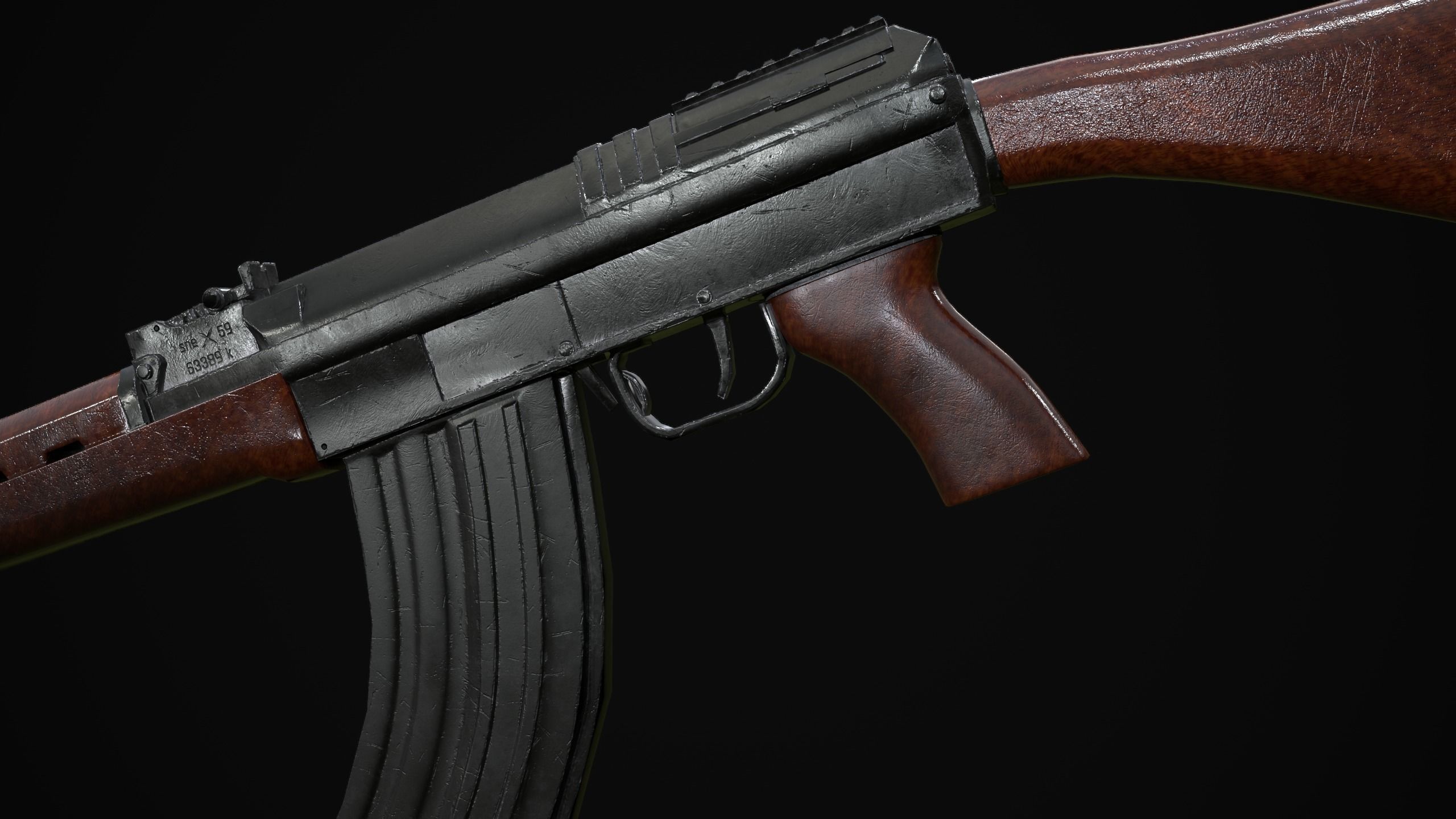 Vzor 58 Low-poly 3D model_12