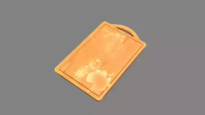 Cartoon chopping board - tray - wooden board