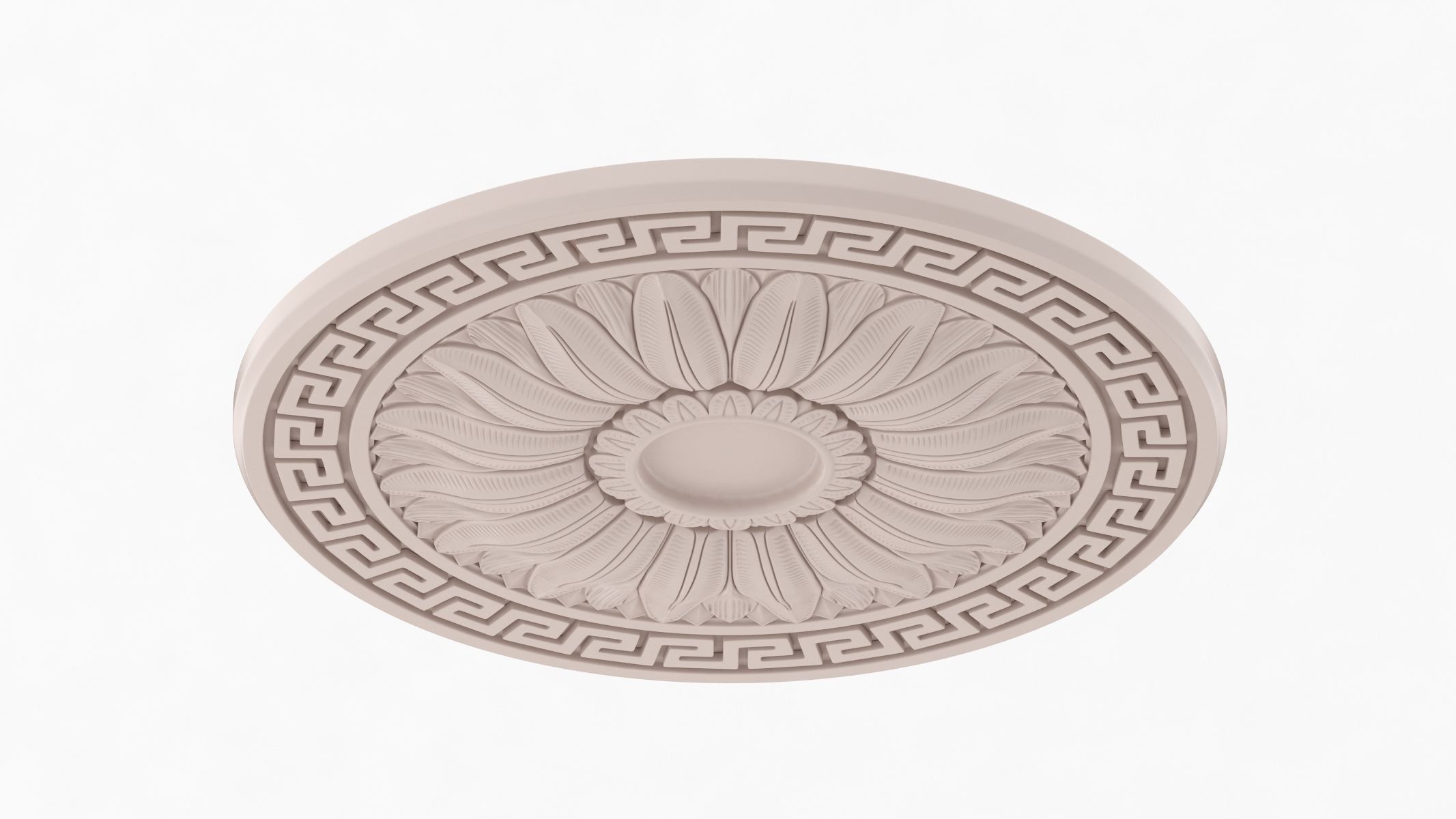 Classic Ceiling Medallion 61 3D model_3