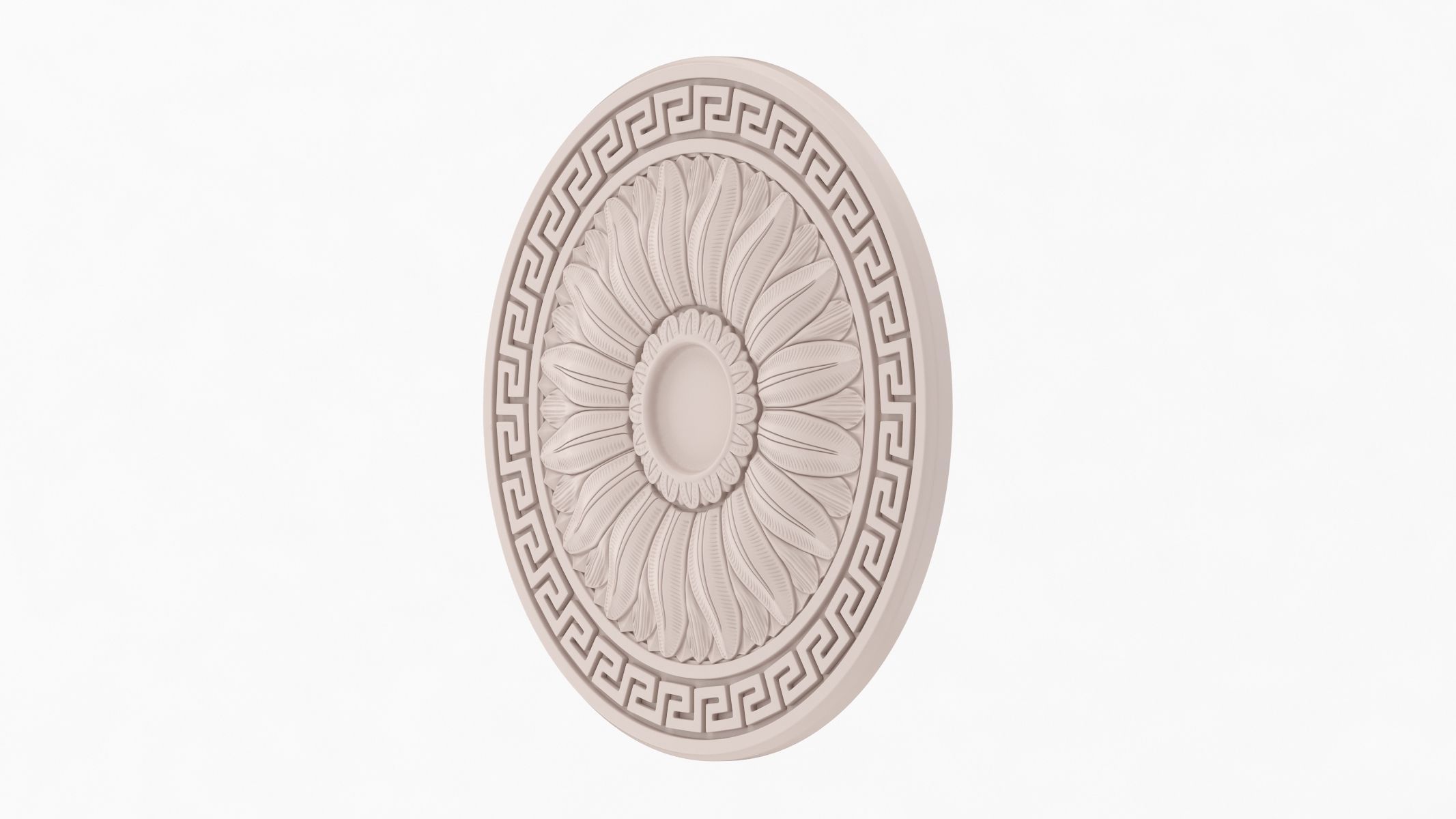 Classic Ceiling Medallion 61 3D model_2