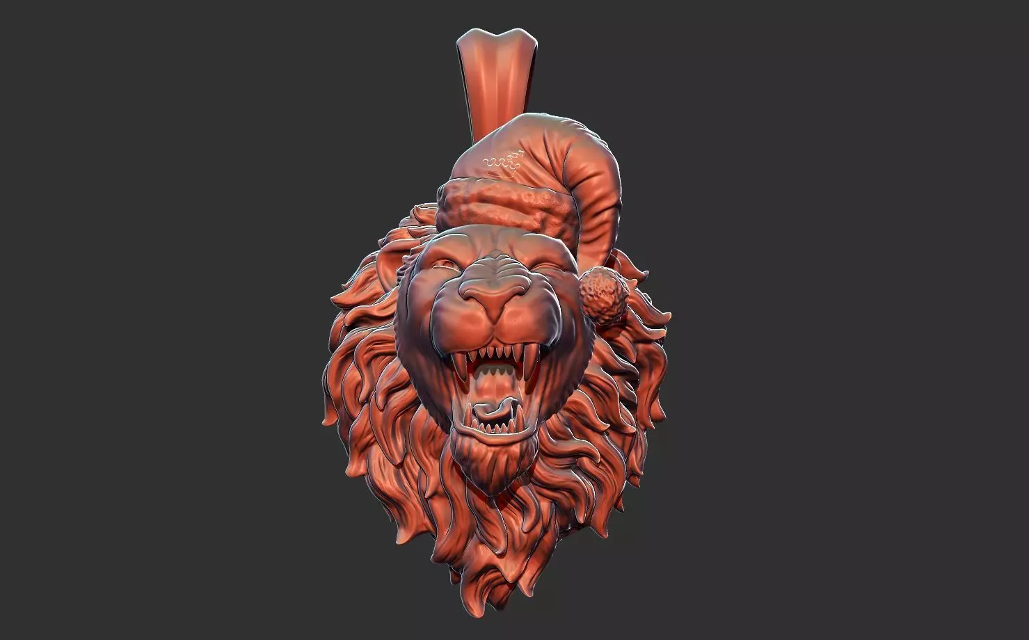 LION HEAD 3D print model_0