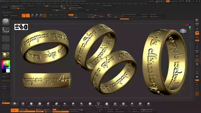  LORD OF THE RING 3D print model