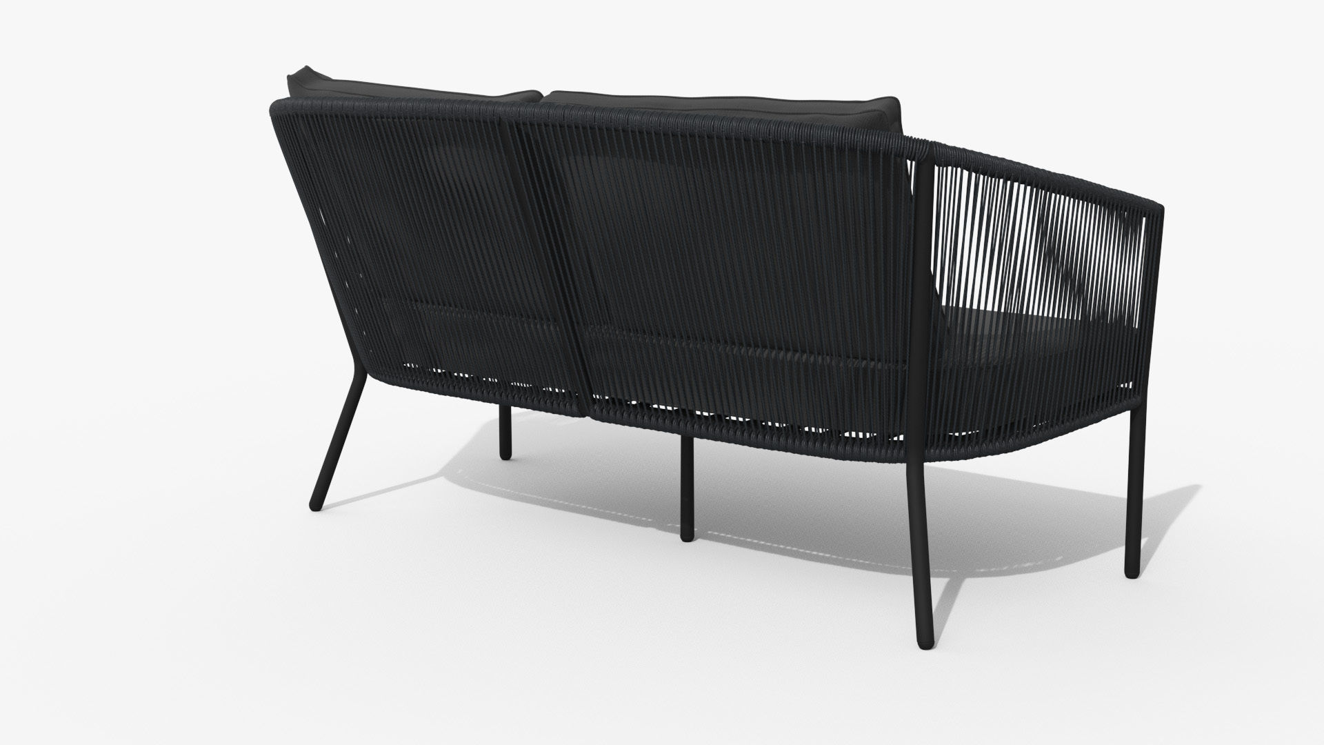 Corda Slate Gray Sofa Low-poly 3D model_26