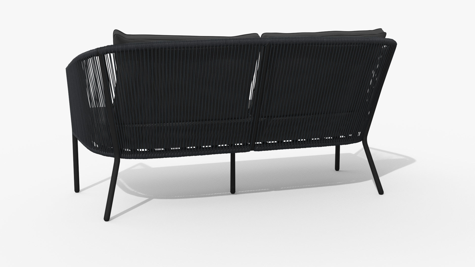 Corda Slate Gray Sofa Low-poly 3D model_28