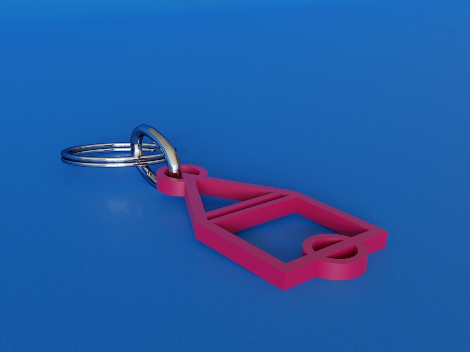 key chain squid game  3D print model_10