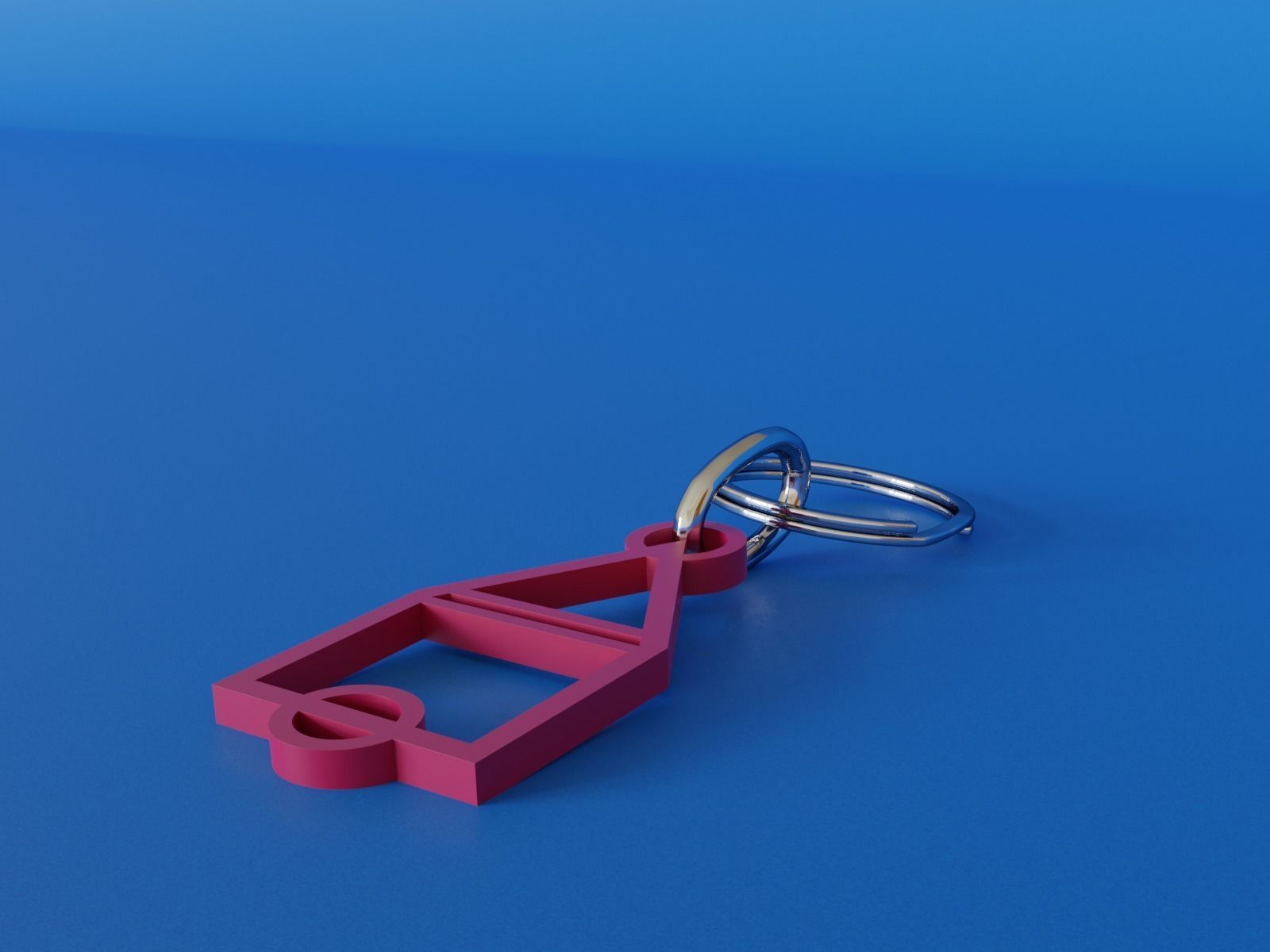 key chain squid game  3D print model_11