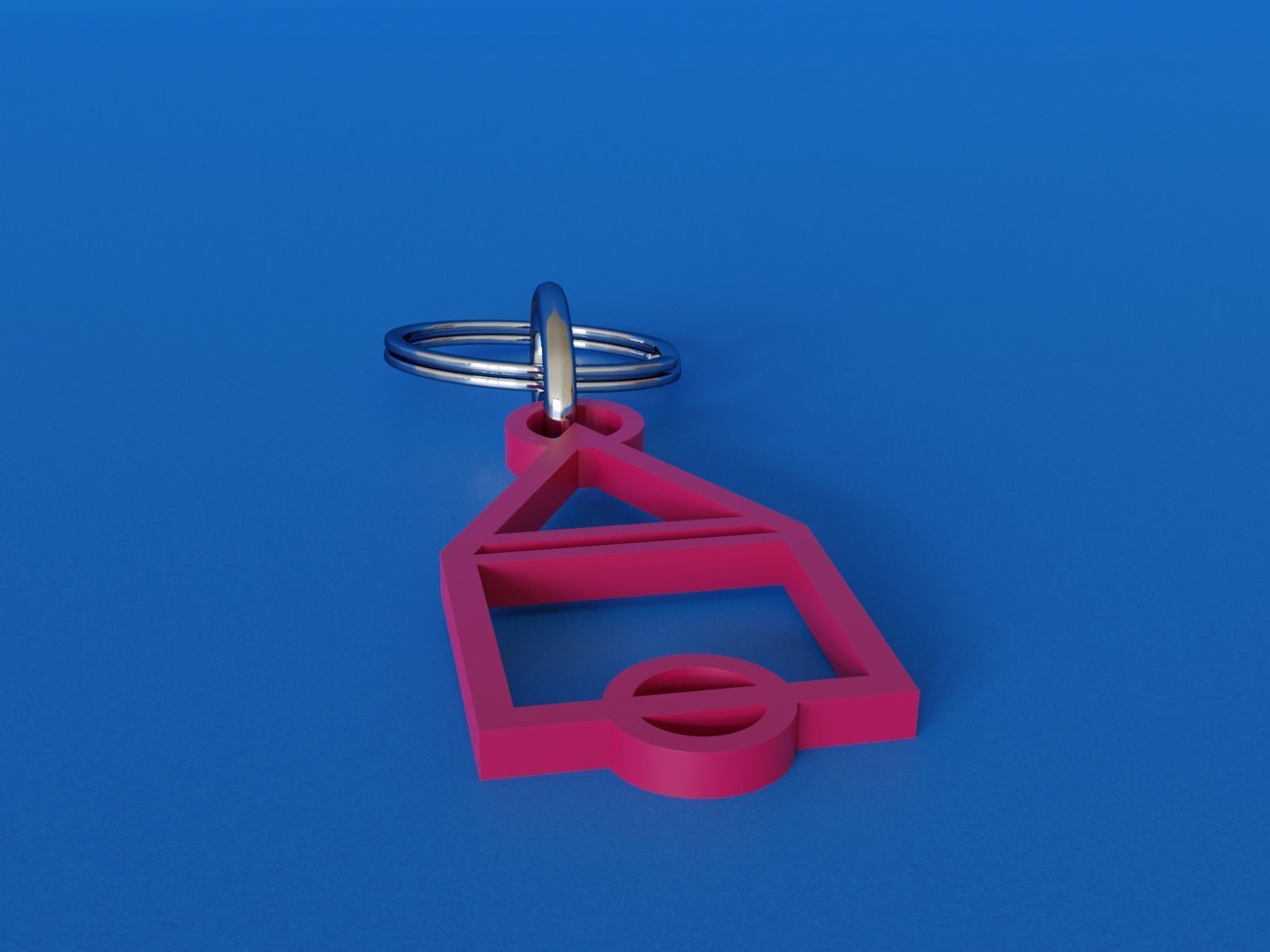 key chain squid game  3D print model_8