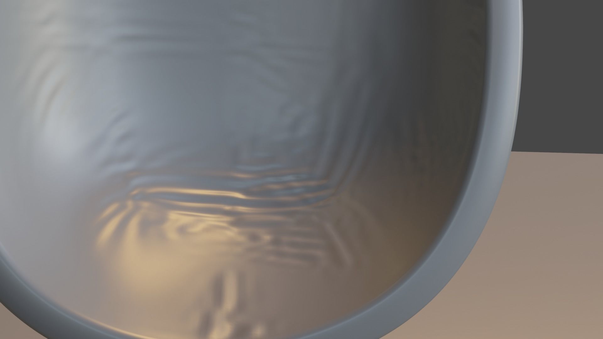 Cushion orange chair Low-poly 3D model_14