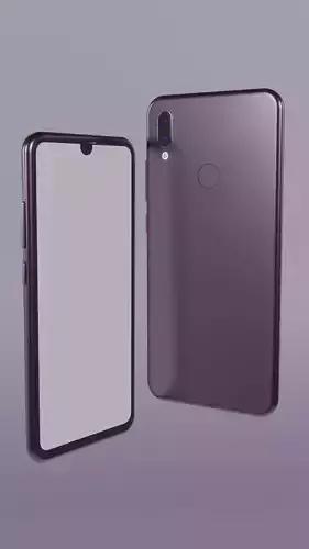 Android Smart Phone Low-poly 3D model Android Smart Phone Low-poly 3D model