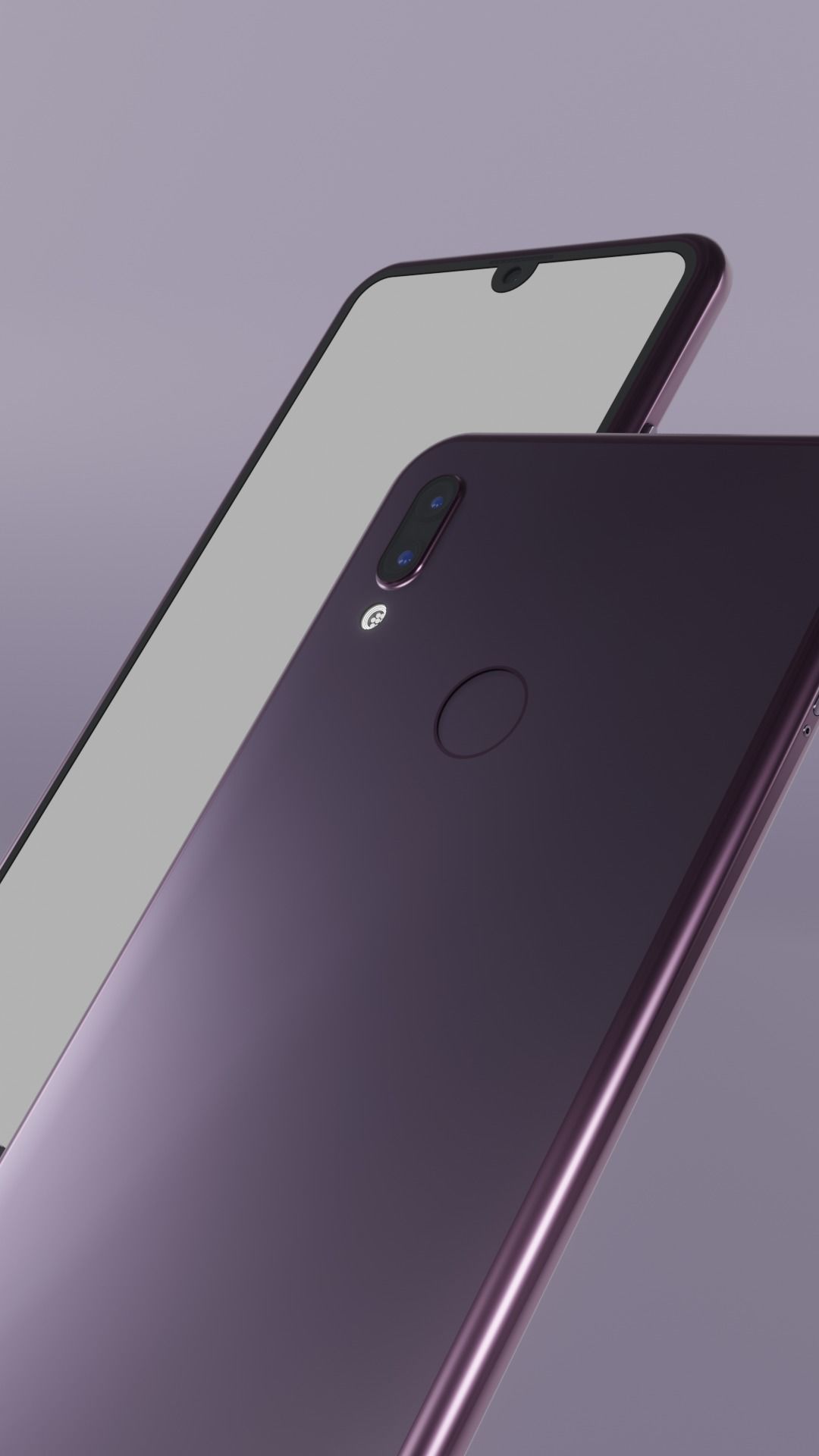 Android Smart Phone Low-poly 3D model_9