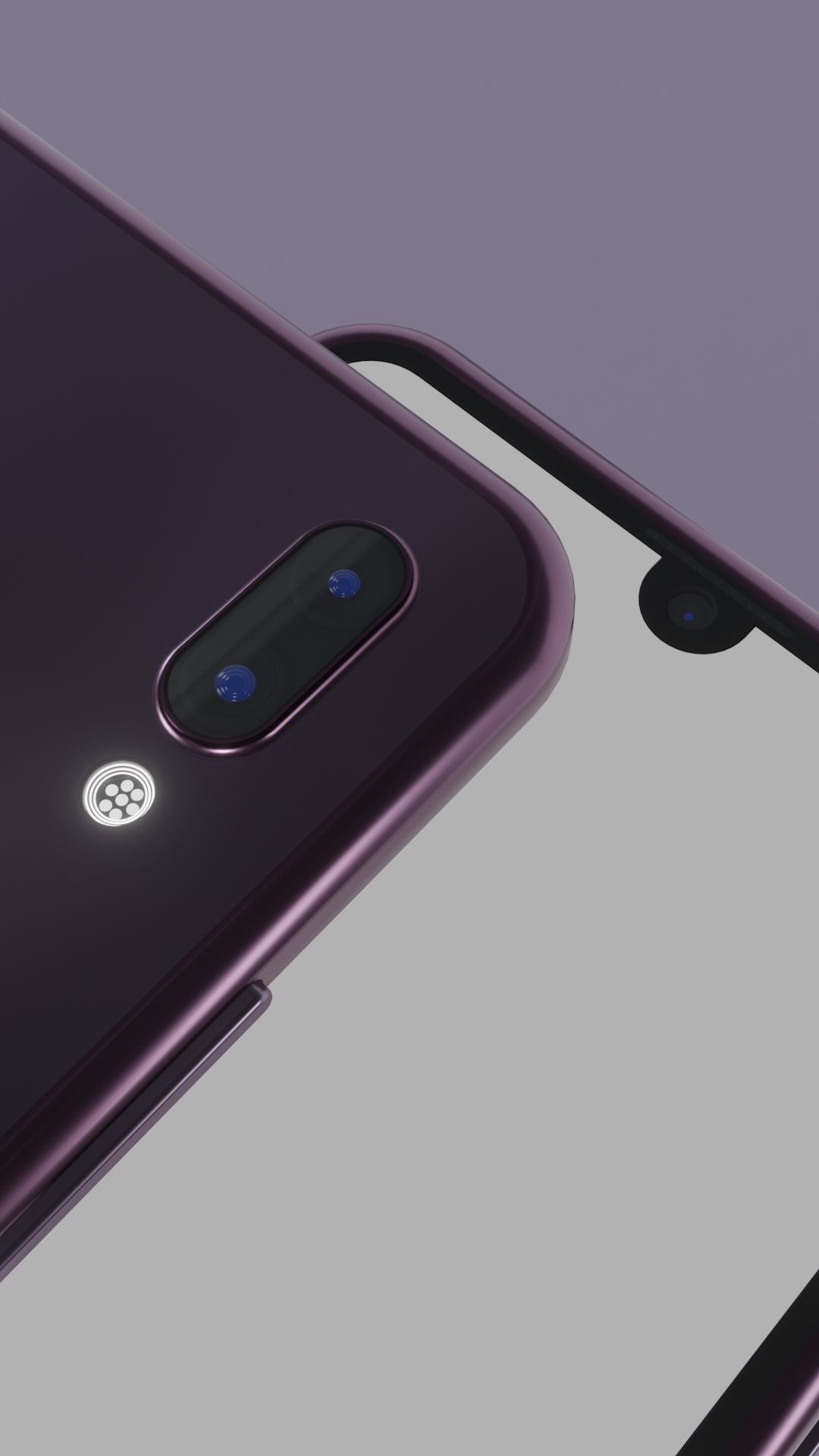 Android Smart Phone Low-poly 3D model_4