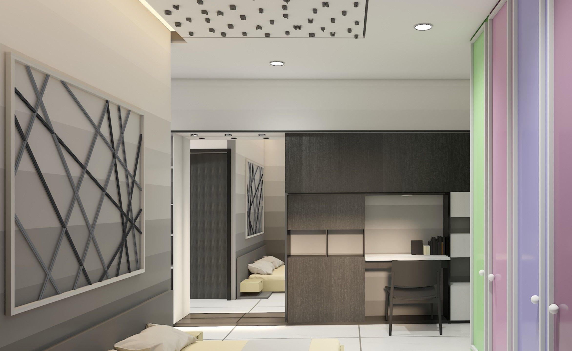 KIDS BED ROOM 3D model_2