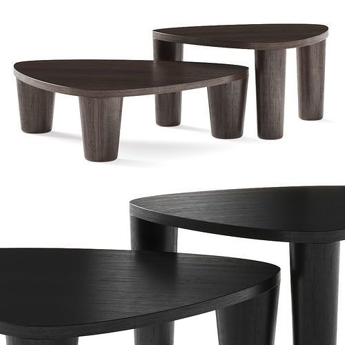 Lulu and Georgia Trio Nesting Coffee Table 3D model | CGTrader