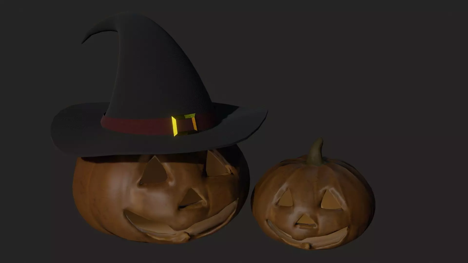 Helloween Pumpkins 3D model