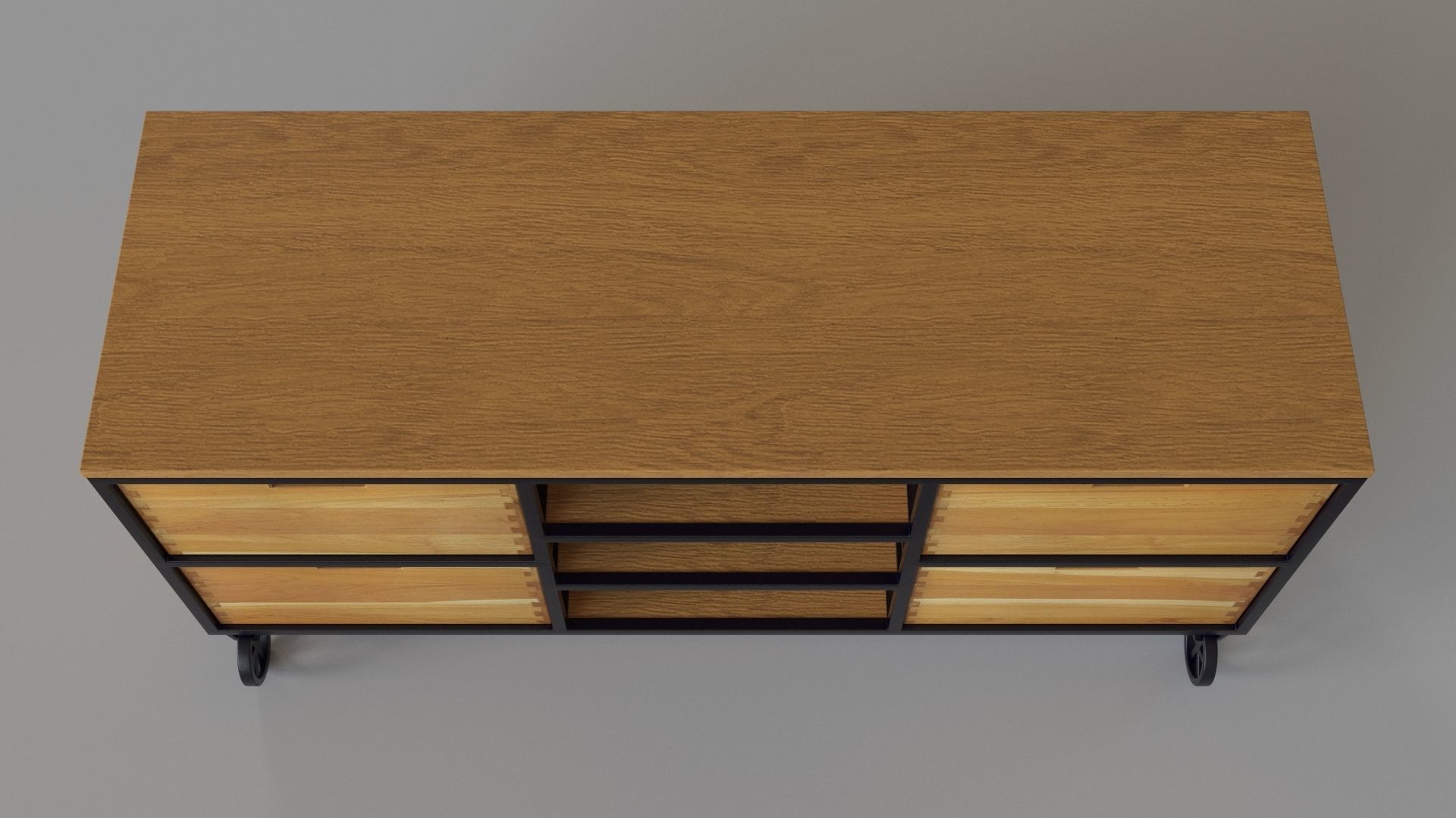 Console Table 3D model_3