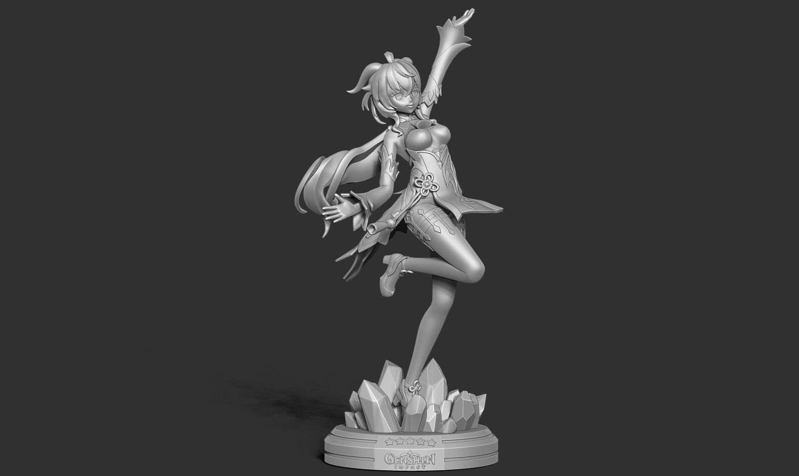 Ganyu - Genshin Impact Fanart 3D print model_16
