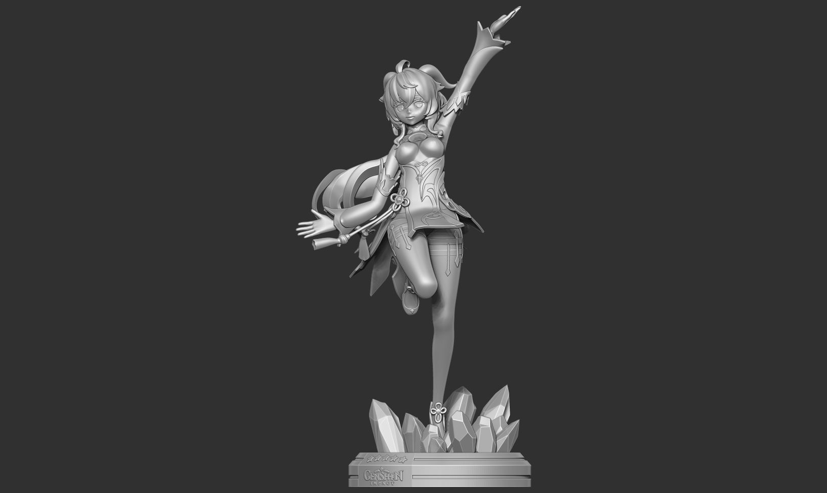 Ganyu - Genshin Impact Fanart 3D print model_10