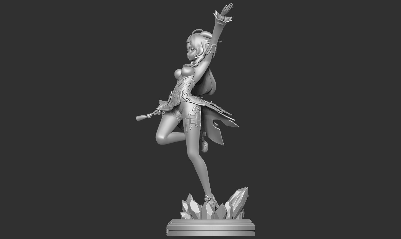 Ganyu - Genshin Impact Fanart 3D print model_13