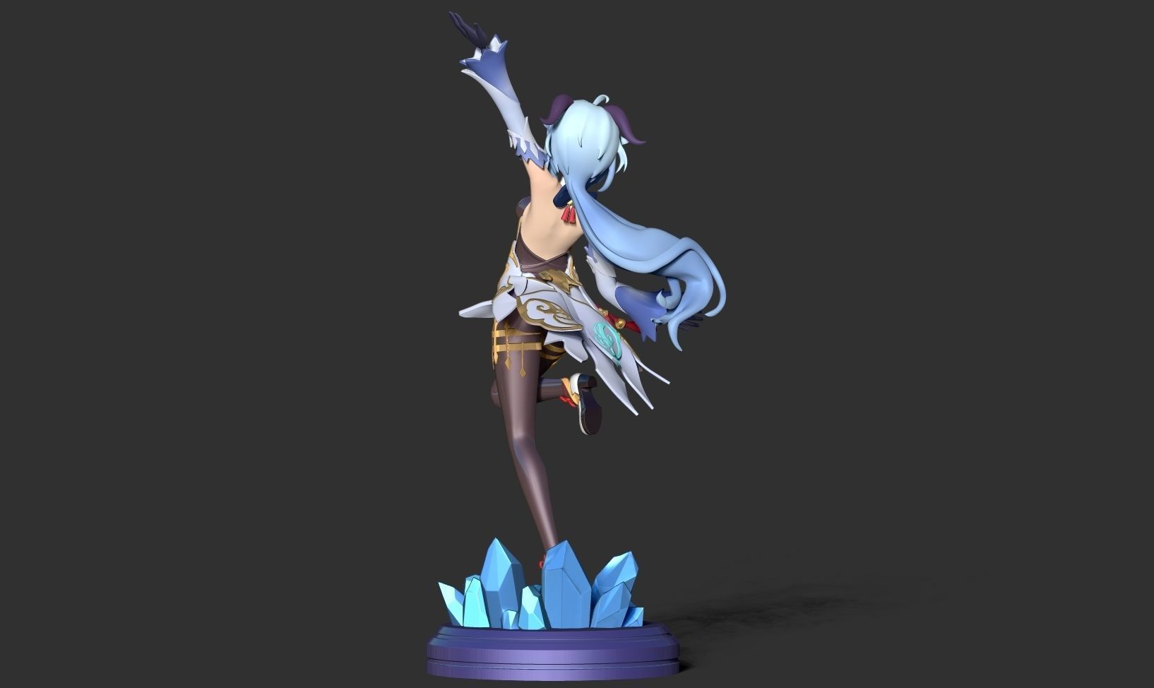 Ganyu - Genshin Impact Fanart 3D print model_23