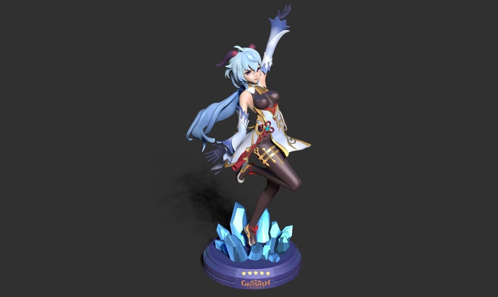 Ganyu - Genshin Impact Fanart 3D print model_18