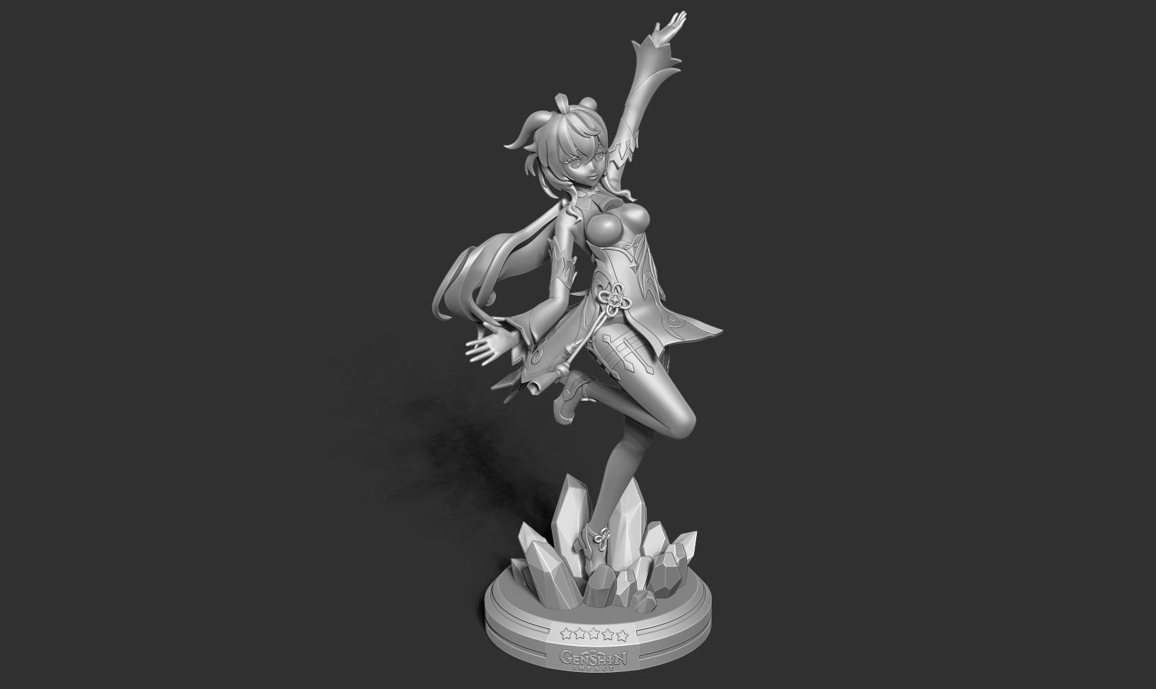 Ganyu - Genshin Impact Fanart 3D print model_19