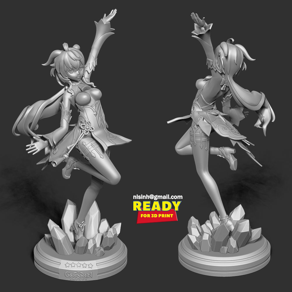 Ganyu - Genshin Impact Fanart 3D print model_3