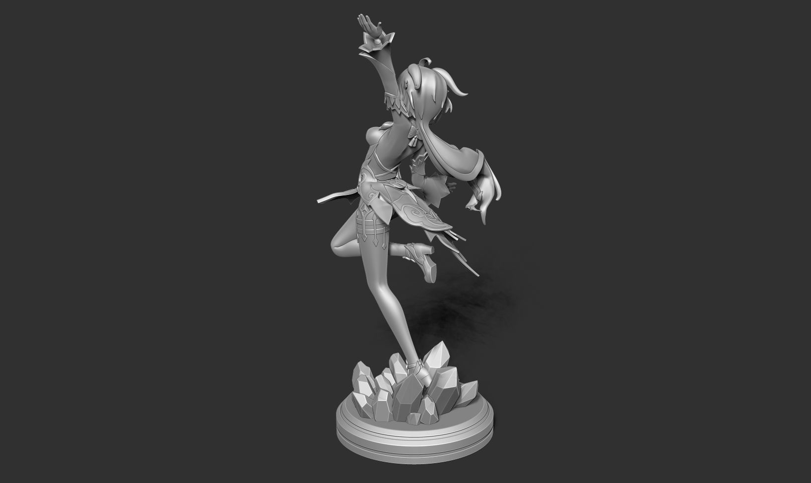 Ganyu - Genshin Impact Fanart 3D print model_21