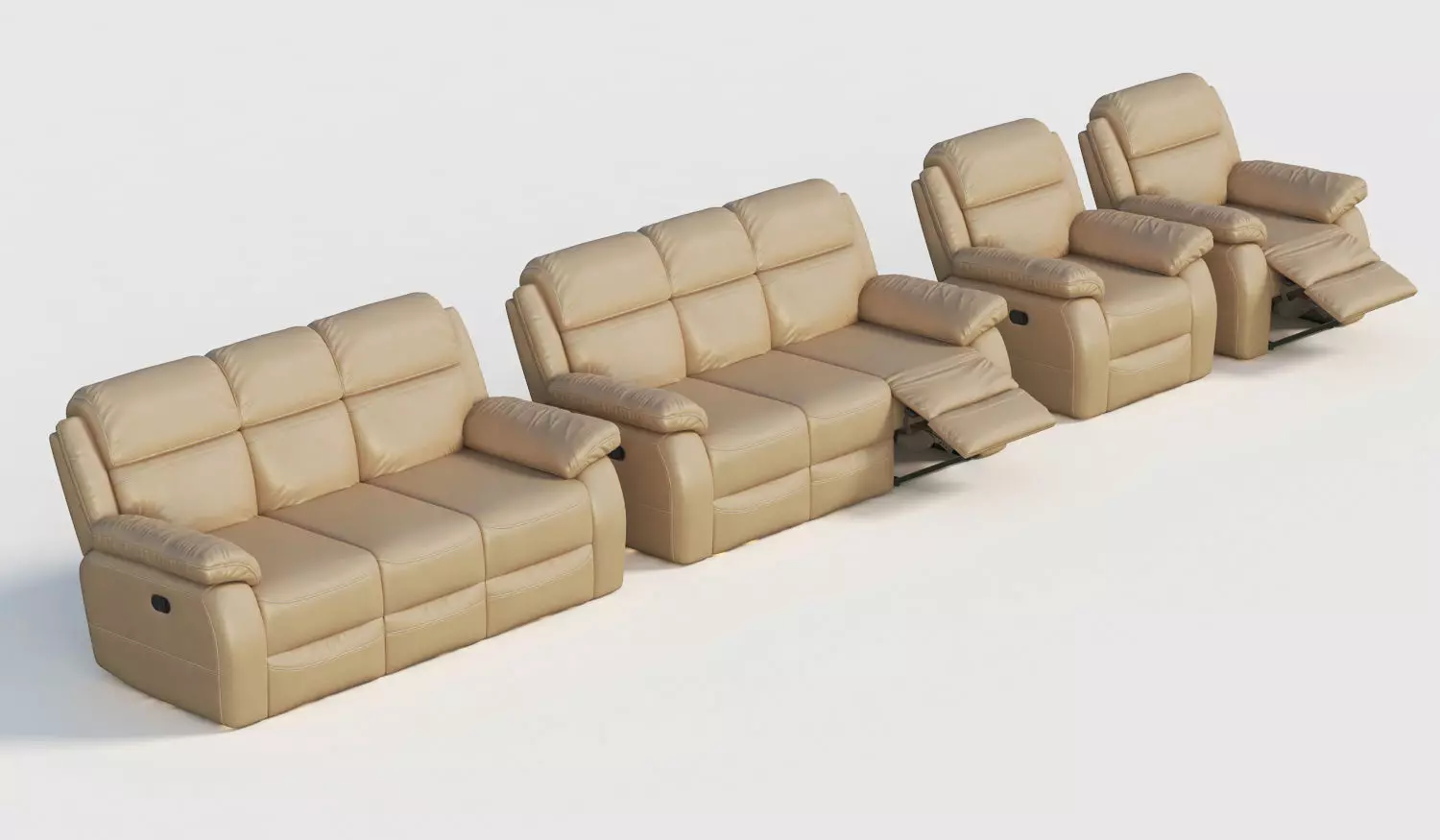 Massage sofa Free 3D model