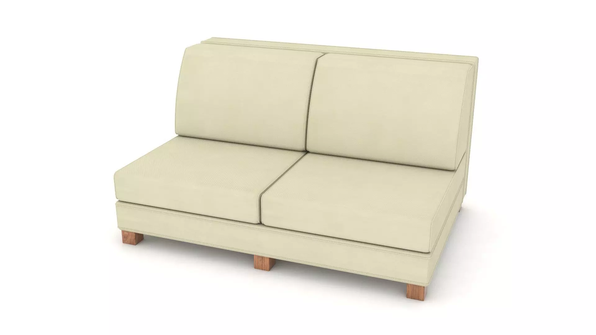 sofa 3D Model two seat 3D model_0