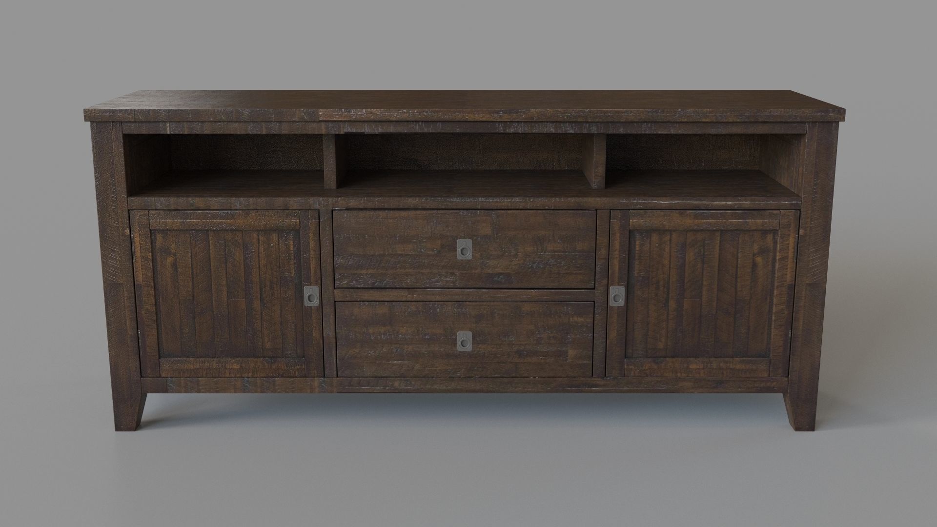 Kona Grove 70 Media Unit By Jofran 3D model_1