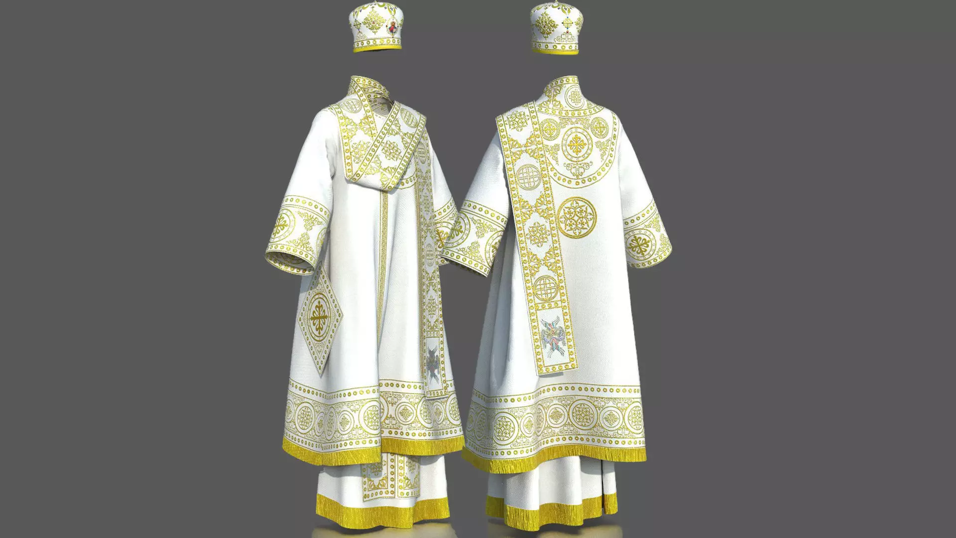 ORTODOX BISHOP VESTMENT 3D model