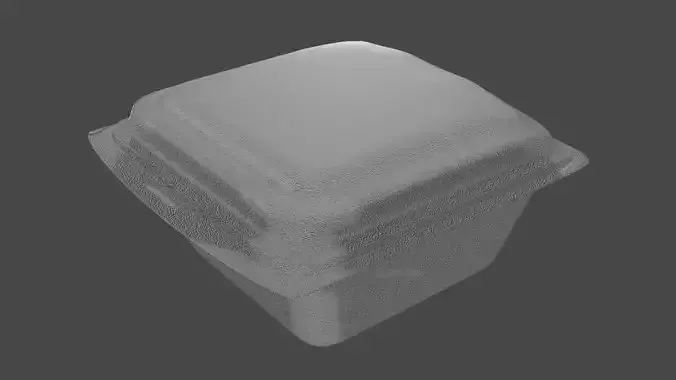 Foam food container with armature