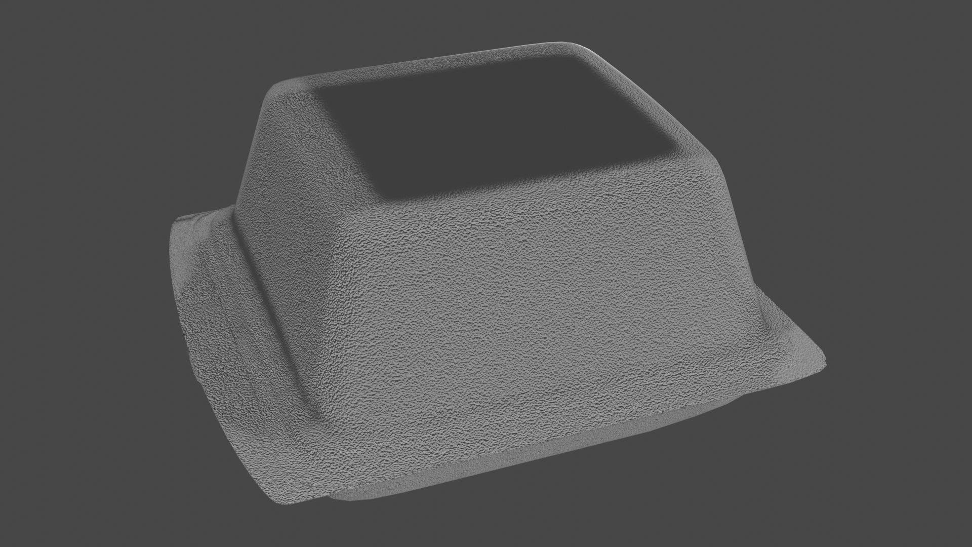 Foam food container with armature 3D model_12