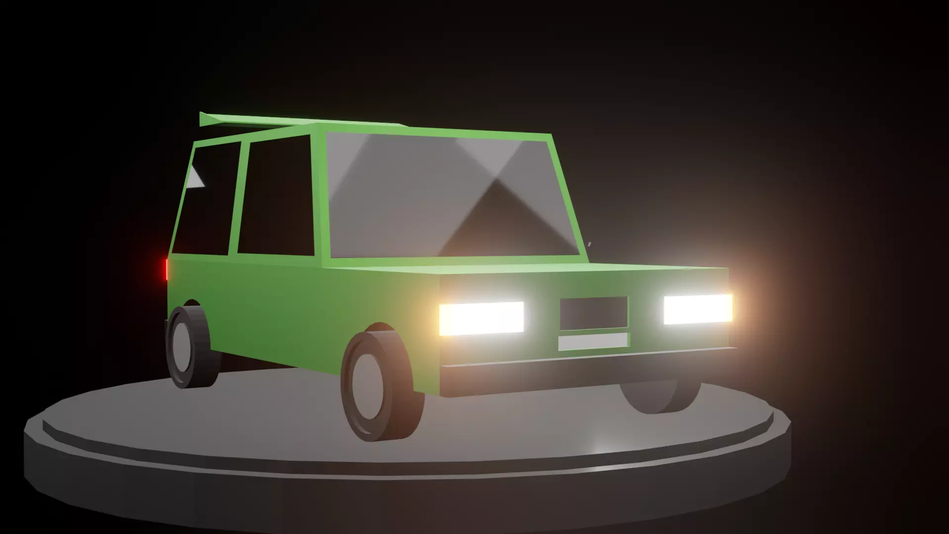 low poly car sport Free low-poly 3D model
