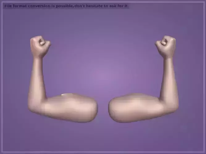 Cartoon Hand - Muscle Icon