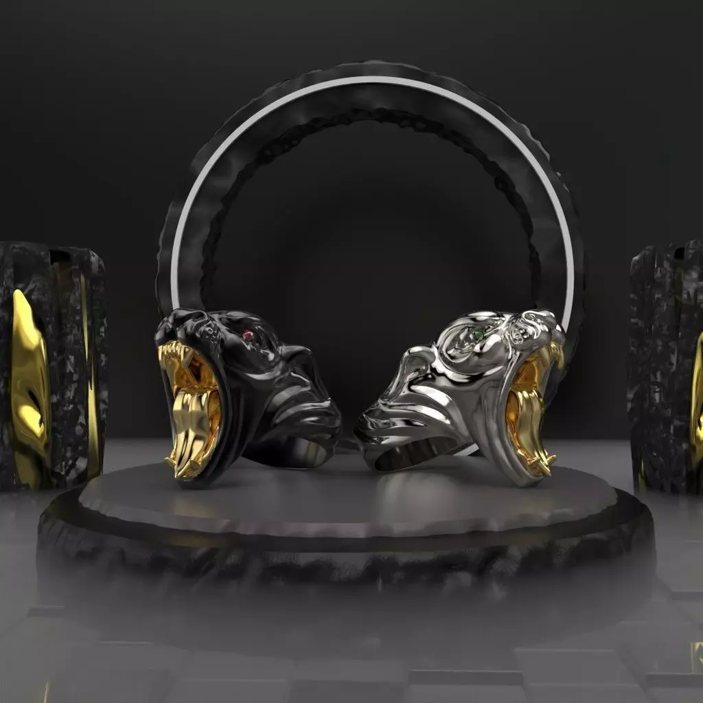 ring panther 3D print model