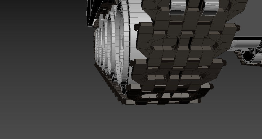 T-72 tank Low-poly 3D model_8