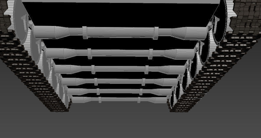 T-72 tank Low-poly 3D model_6