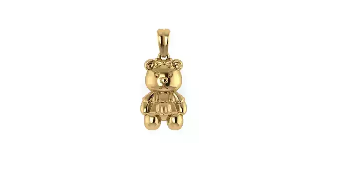 Pendant teddy wear dress